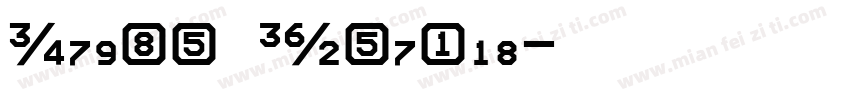 Worthe Numerals字体转换